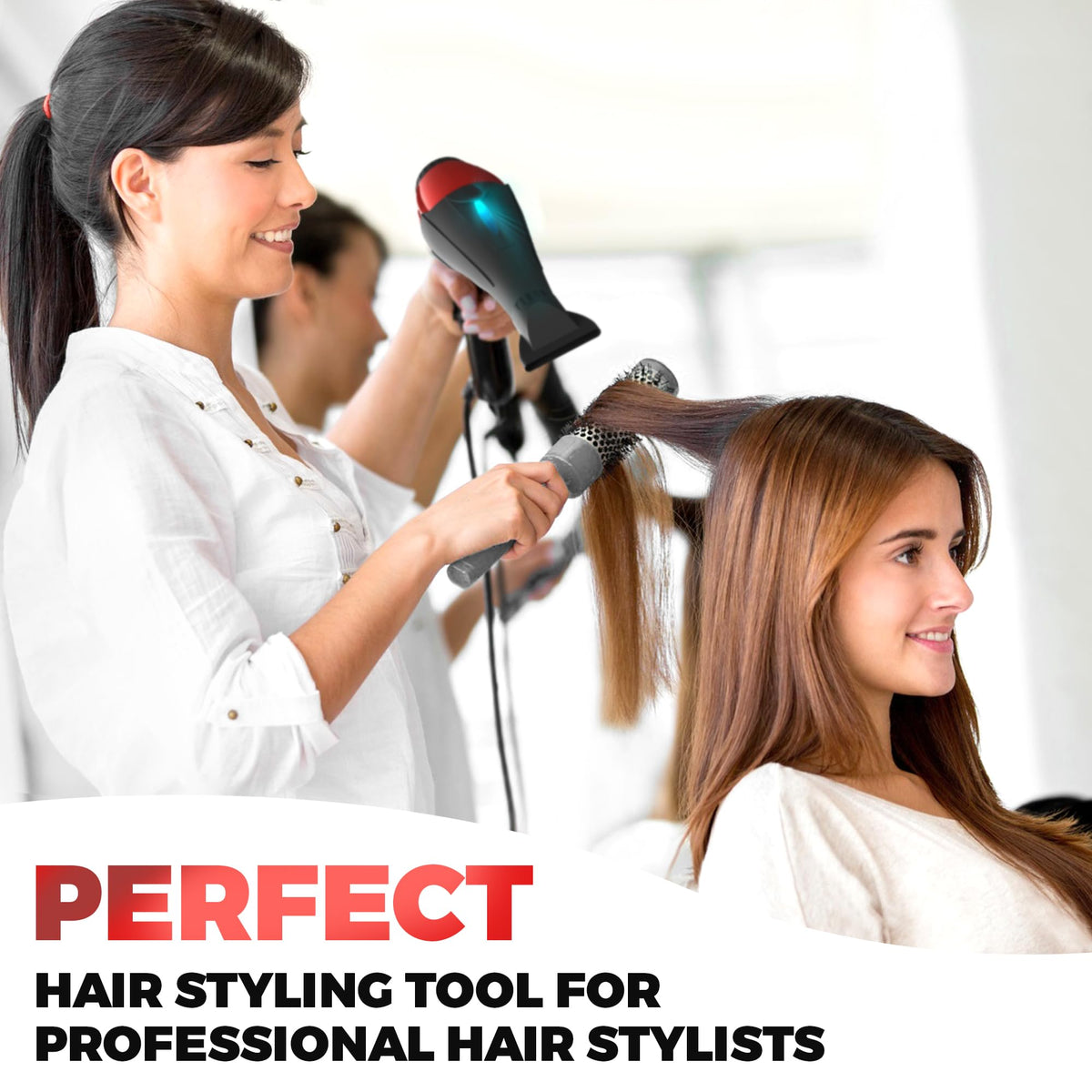 Ionic Curly Hair Dryer with Diffuser F785752