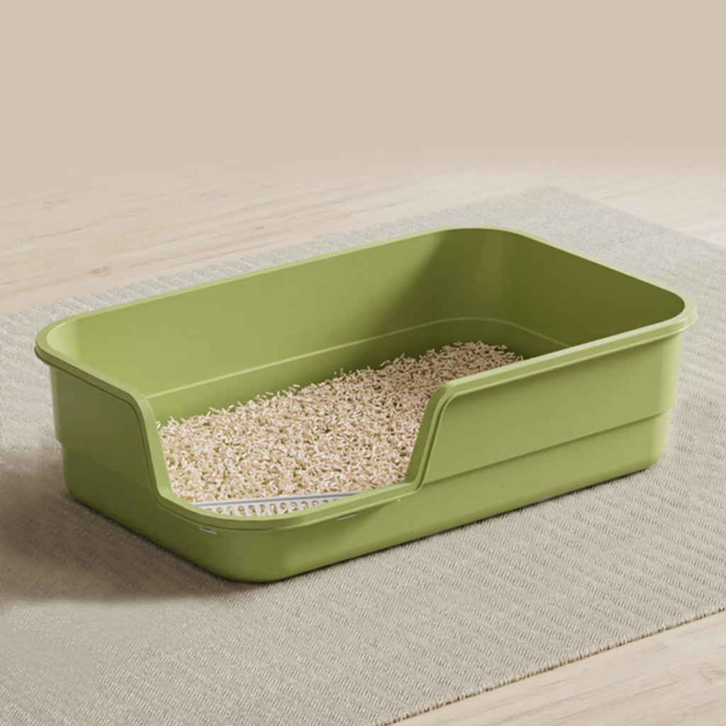 Extra Large High Sides Low Entry Cat Litter Box W47104