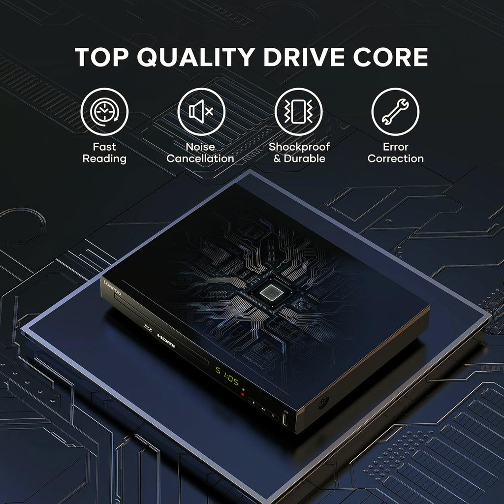 Blu-Ray Disc Player 1080P HDMI J296813