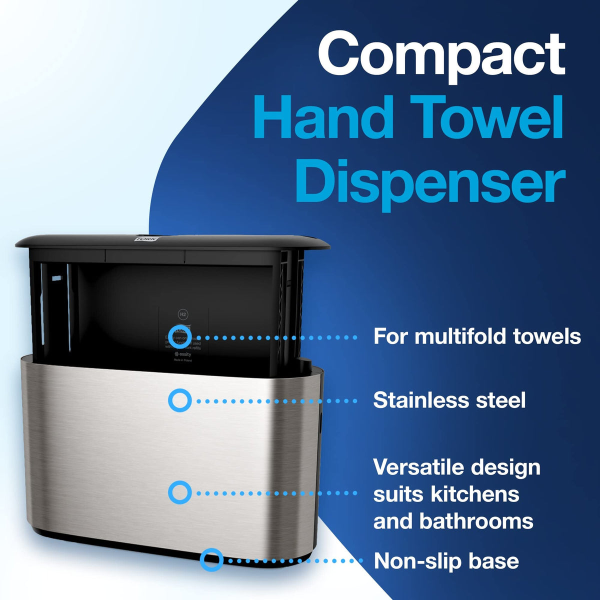 Paper Towel Dispenser and Multifold Hand Towel X3709