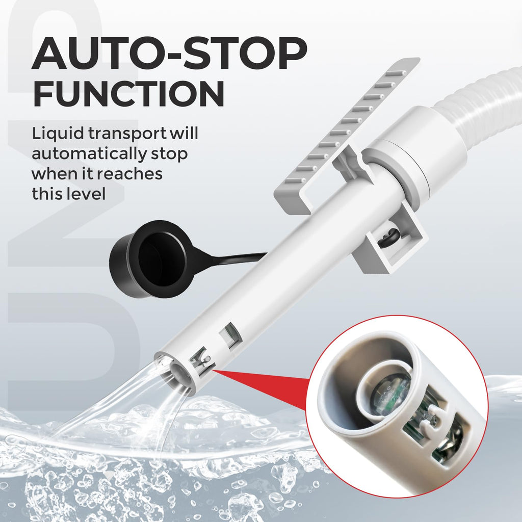 Automatic Fuel Transfer Pump 3.2 GPM Rechargeable X85452