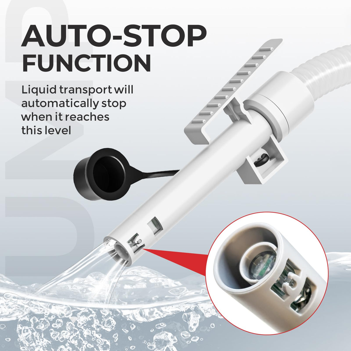 Automatic Fuel Transfer Pump 3.2 GPM Rechargeable X85452