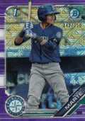 2019 Bowman Chrome Prospects Refractors Purple #BCP-97 Noelvi Marte 42/250 Baseball Trading Card E75196