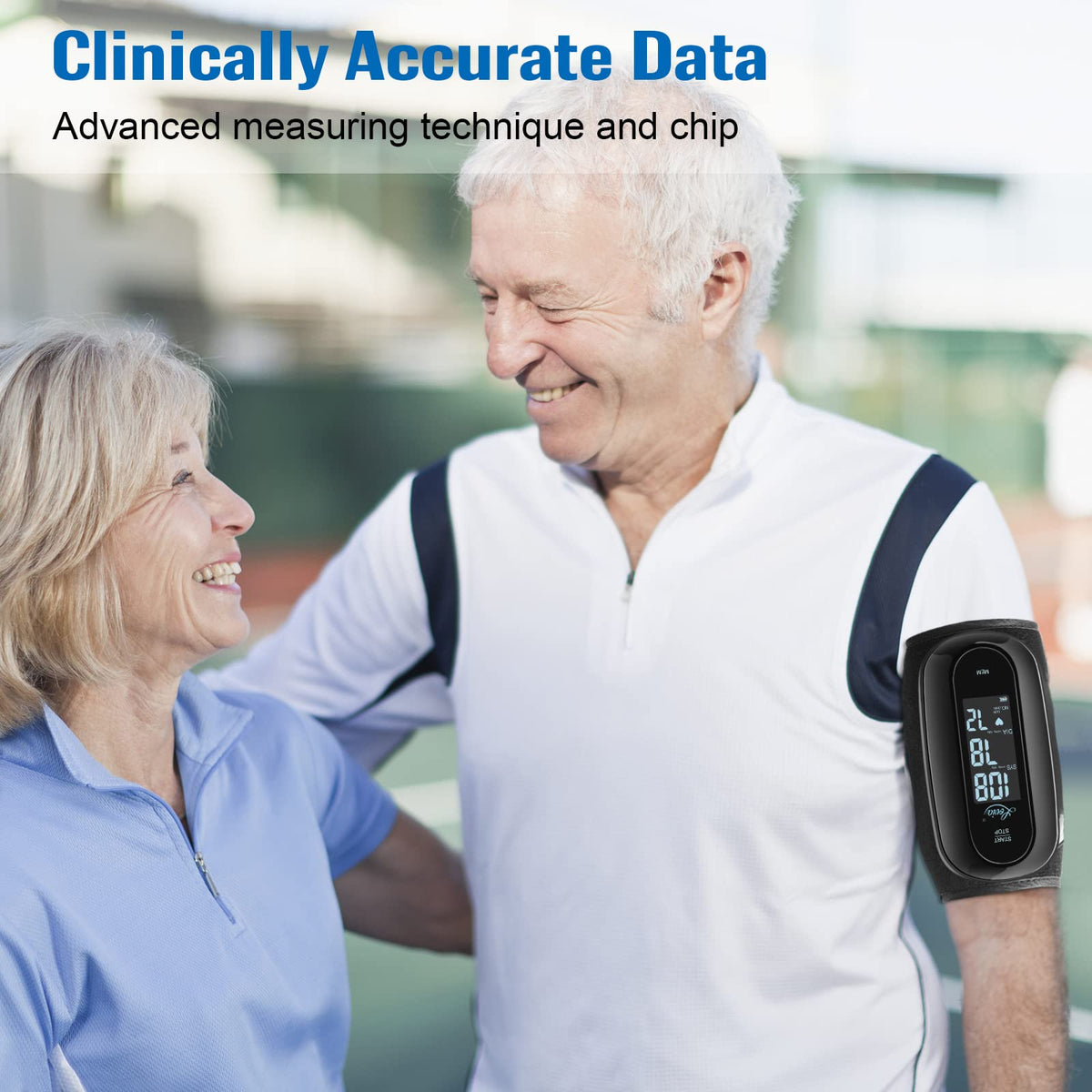 Upper Arm Blood Pressure Monitor with 9-14 Inch Cuff F579