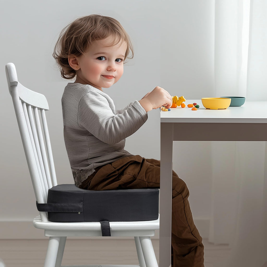 Waterproof High Density Foam Toddler Booster Seat with Non-Slip Bottom T385415