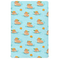 Soft Breathable Microfiber Crib Sheet, Fits Standard Size 28in x 52in A24375