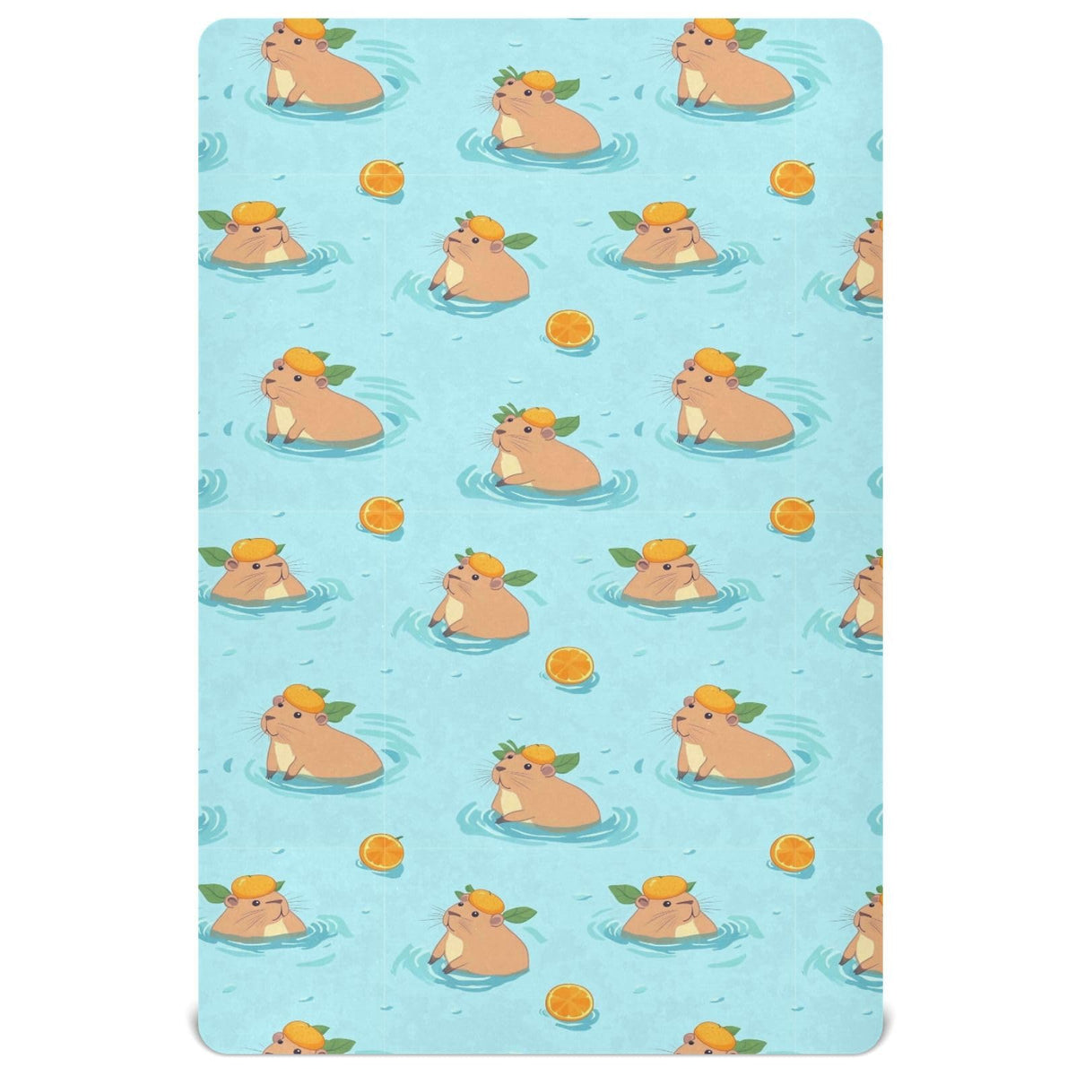 Soft Breathable Microfiber Crib Sheet, Fits Standard Size 28in x 52in A24375