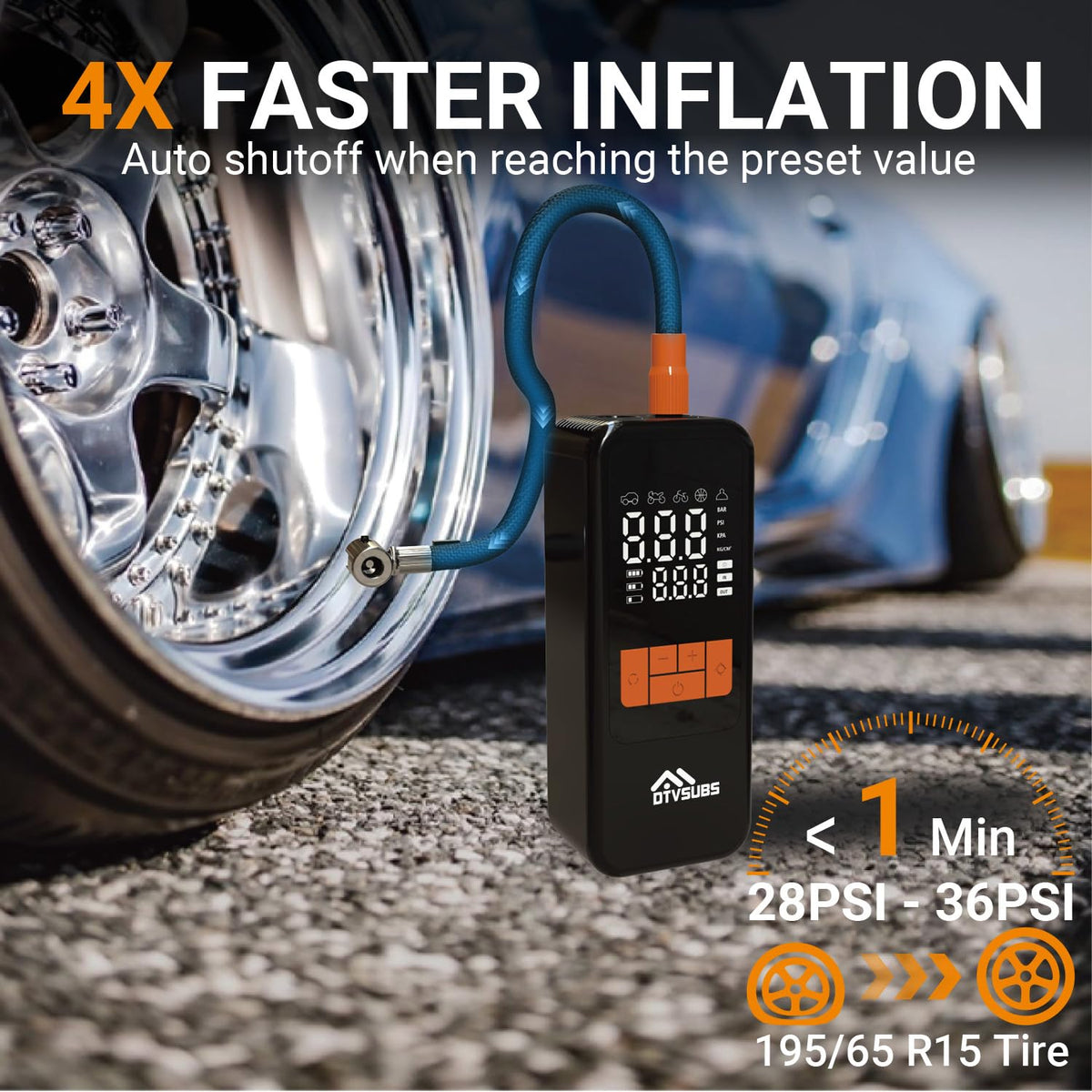 Portable Air Compressor 150PSI X6613
