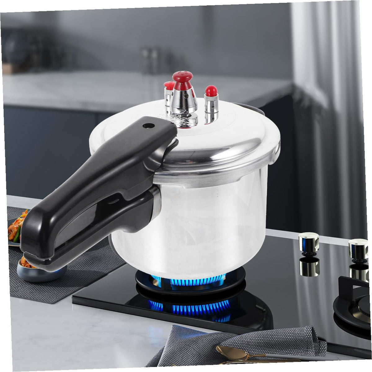 Aluminum Pressure Cooker with Handle G553225