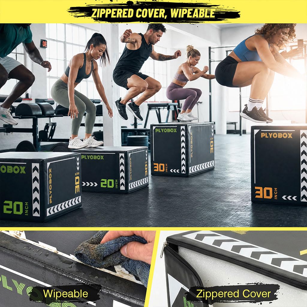 3-in-1 Plyometric Jump Box F300572