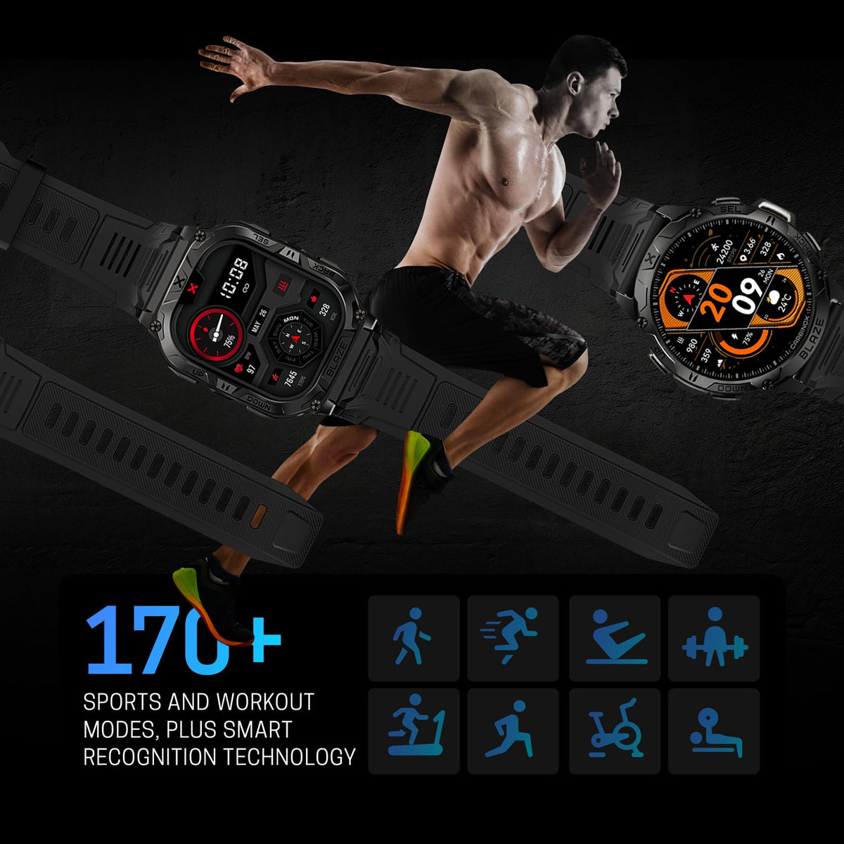 Rugged Smart Watch with GPS Q347084