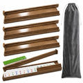 Acacia Wooden Mahjong Racks with Pushers P609712