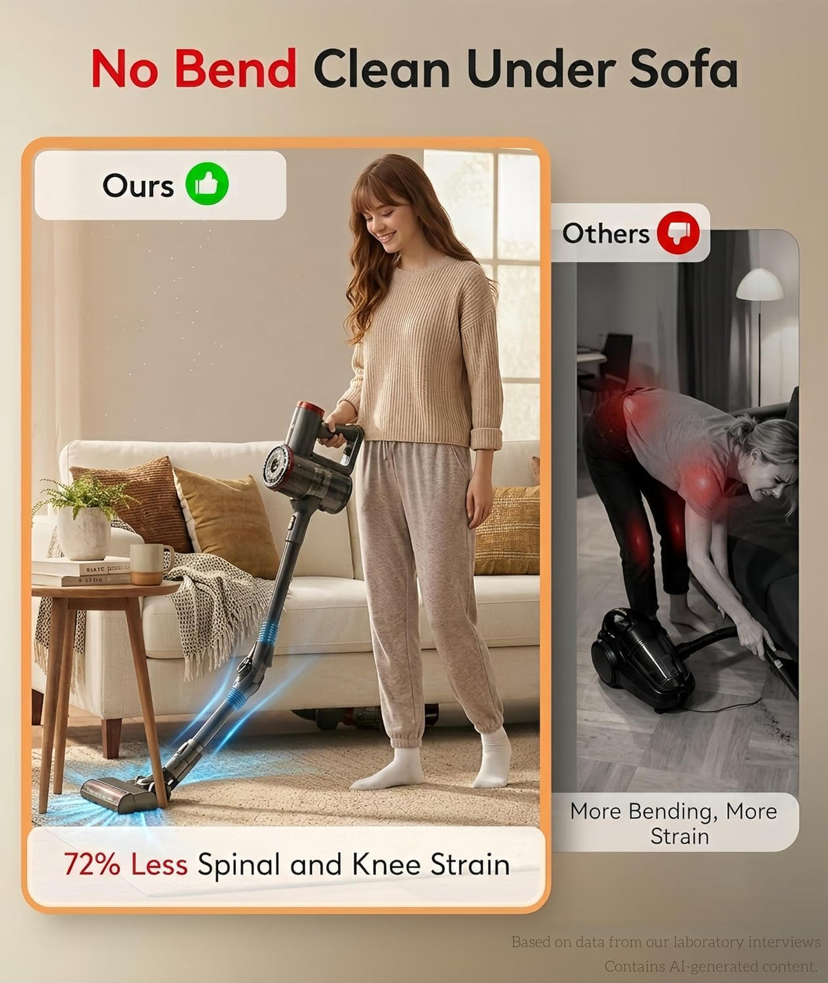 Cordless Vacuum Cleaner 40Kpa 45Min 6-in-1 C153341