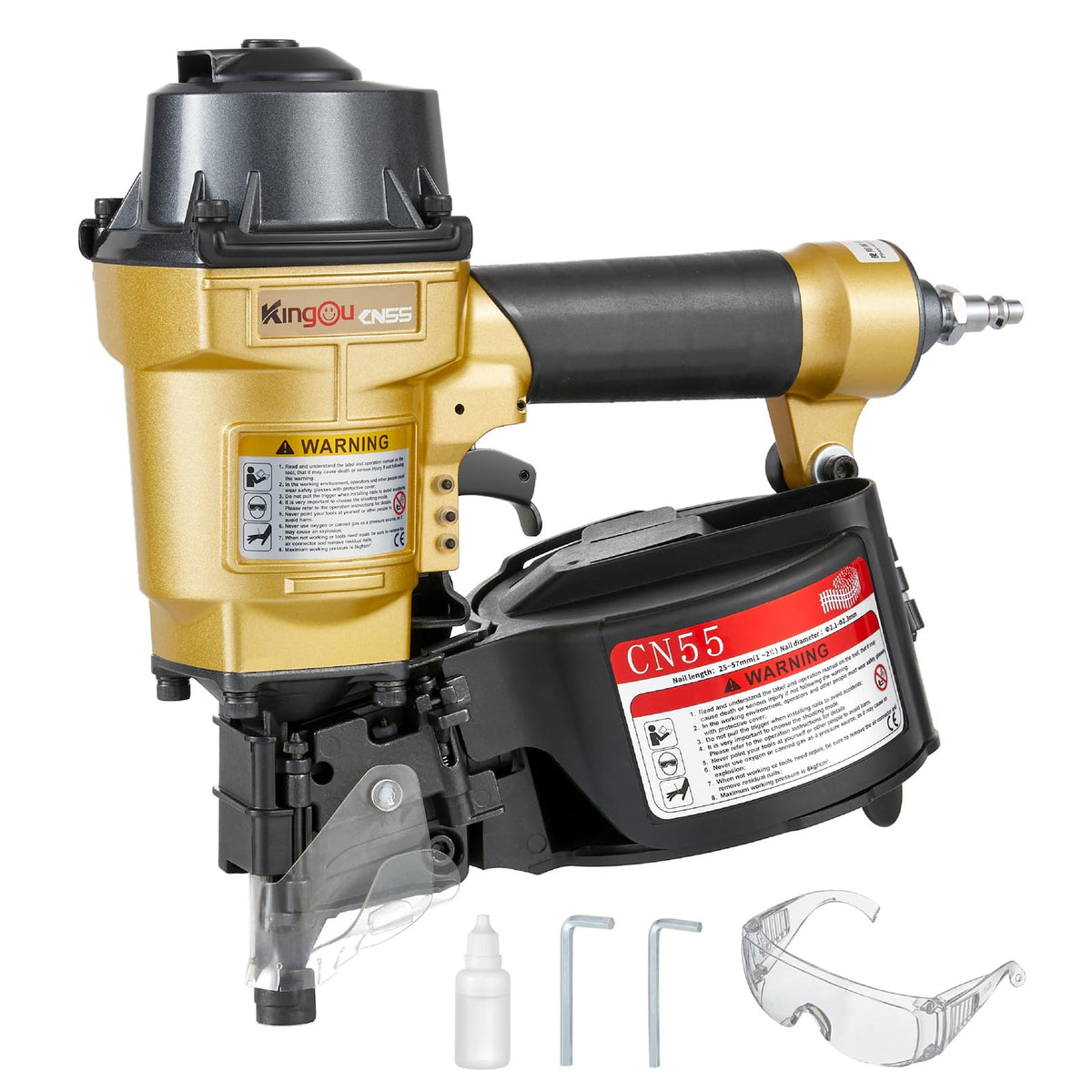 Coil Siding Nailer Gun with 1/4 NPT Air Connector K815093