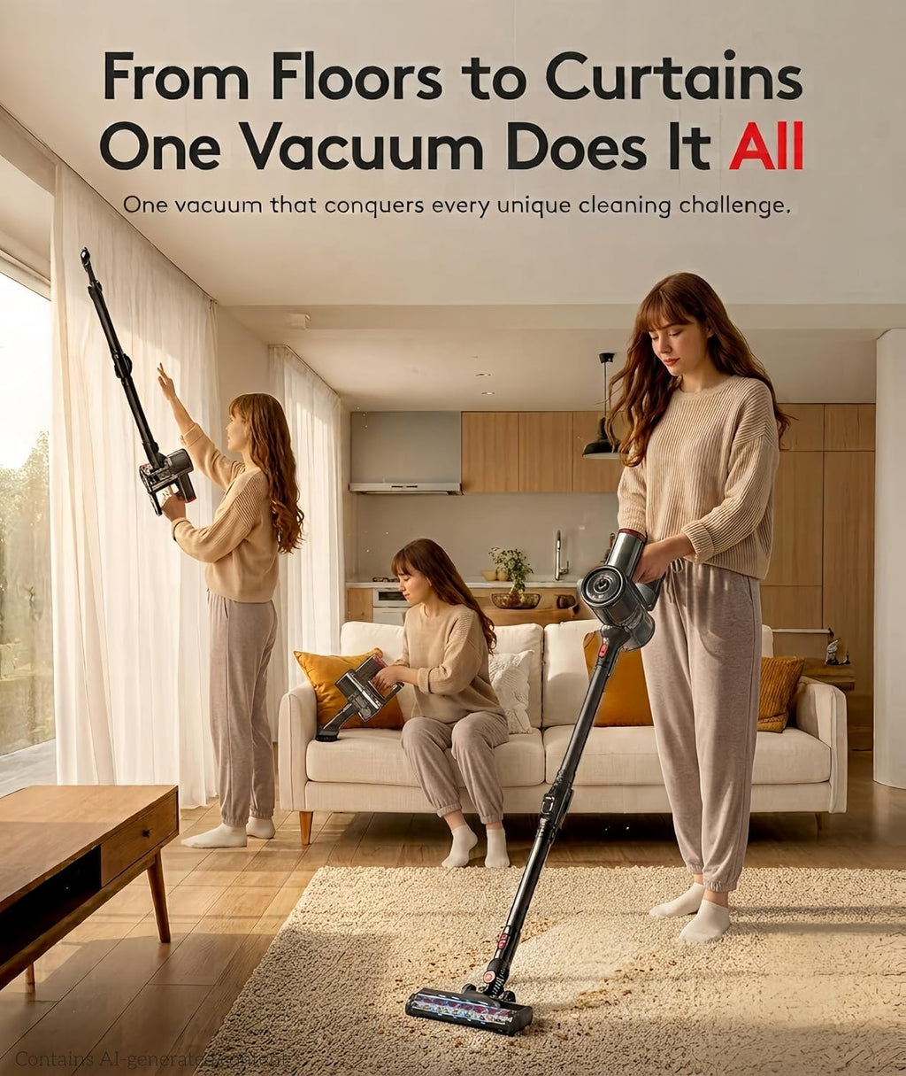 Cordless Vacuum Cleaner 40Kpa 45Min 6-in-1 C153341
