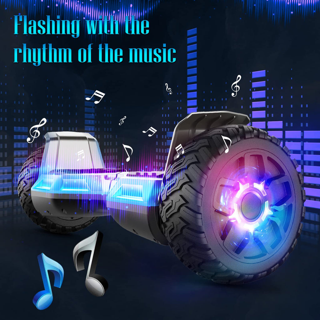 8.5'' Offroad Hoverboard with Lights and Bluetooth P712