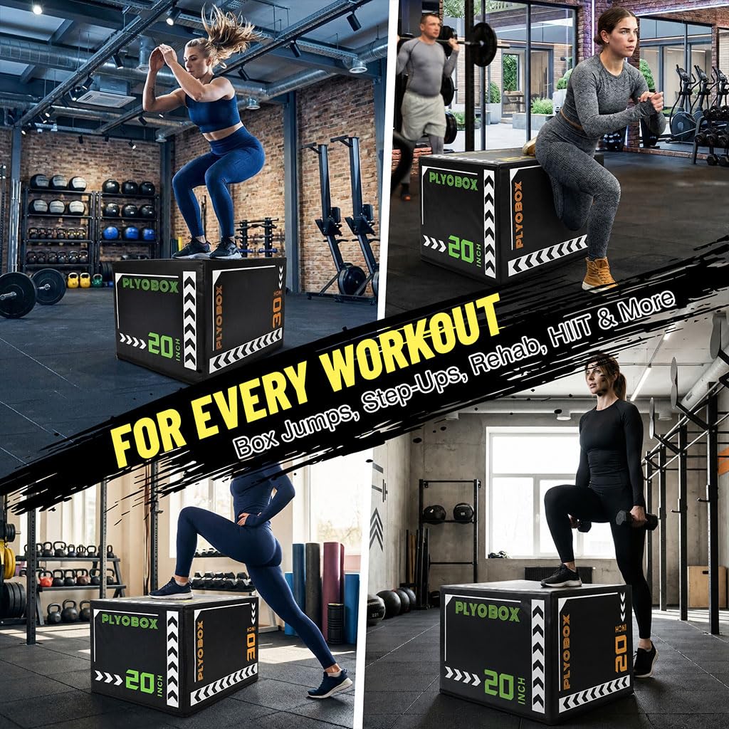 3-in-1 Plyometric Jump Box F300572
