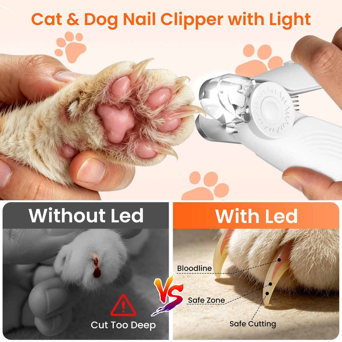 2-in-1 Dog & Cat Nail Clippers and Grinder U610
