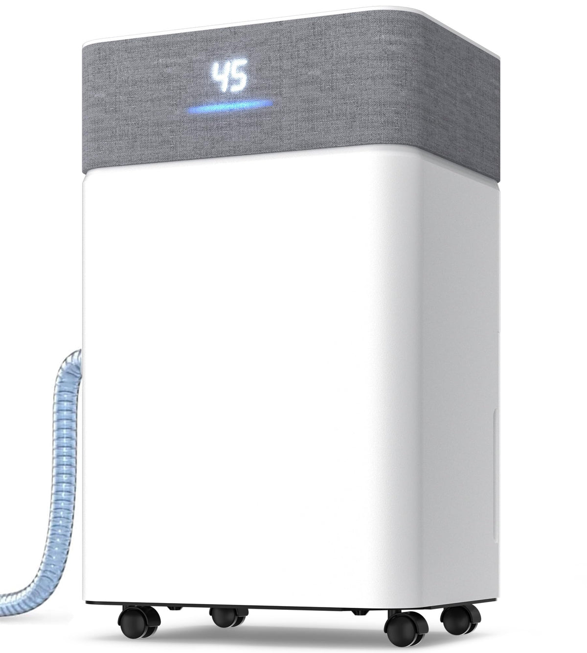 55 Pint Dehumidifier with Drain Hose, Removable Tank, LED Display, Timer, Child Lock P2151
