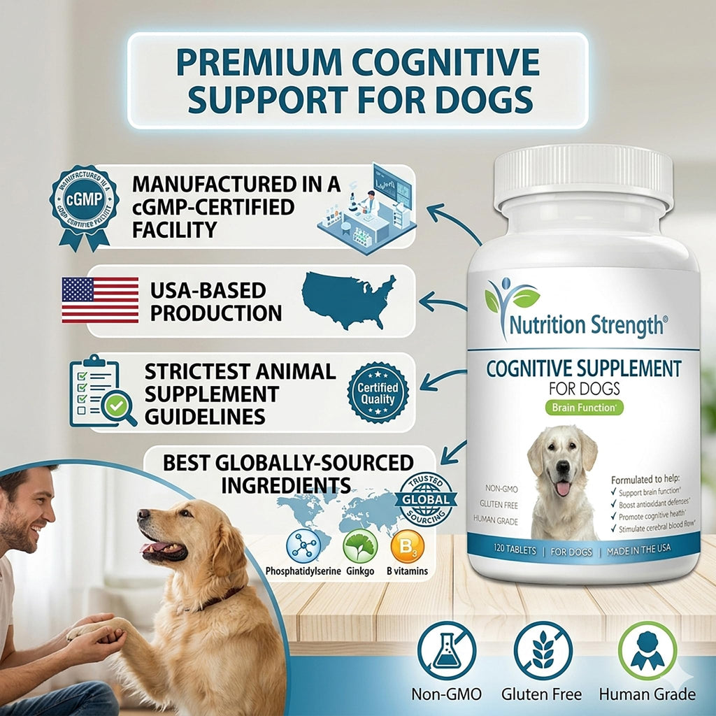 120 Chewable Tablets Cognitive Support Dog Supplement F947