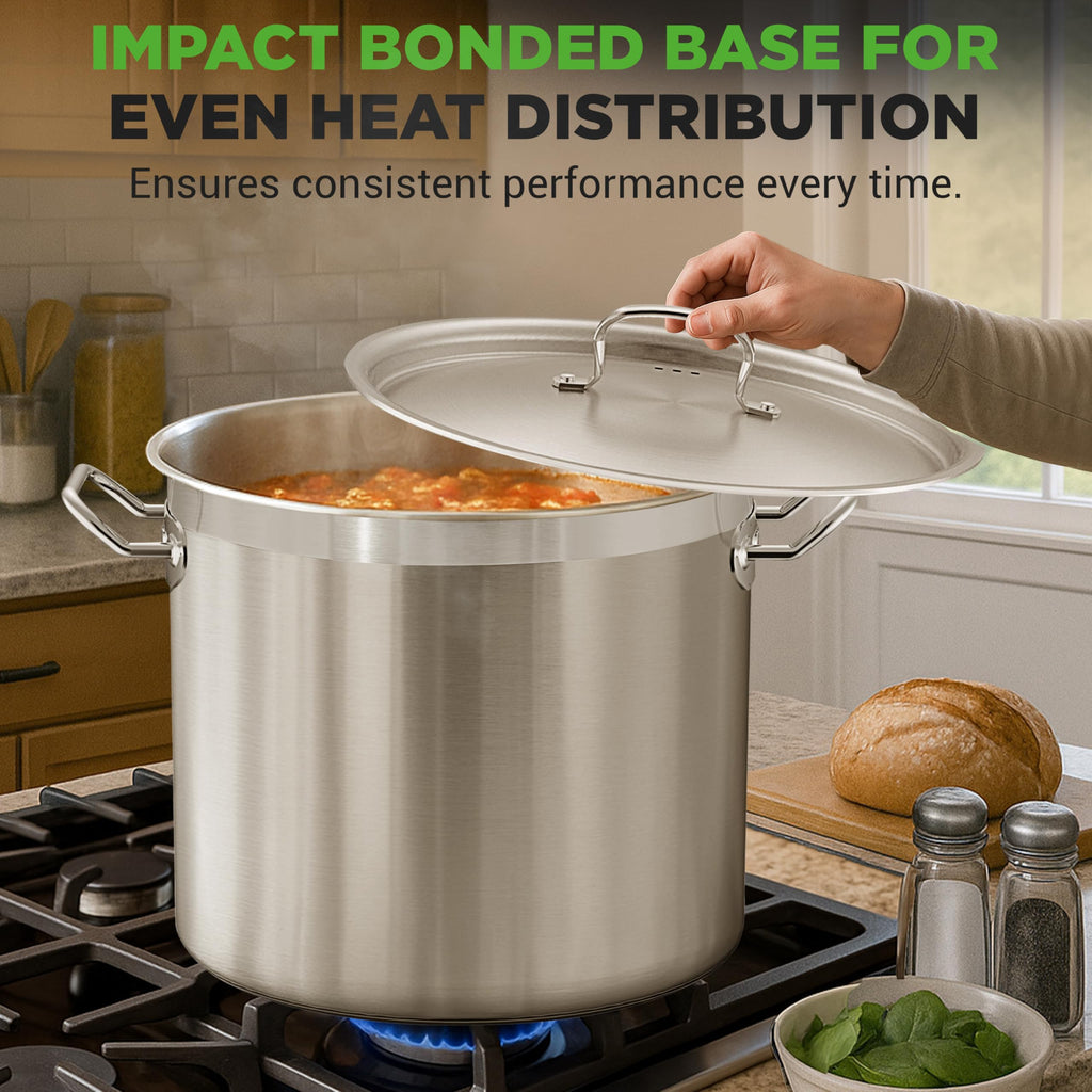 40 Quart Stainless Steel Stockpot N2535
