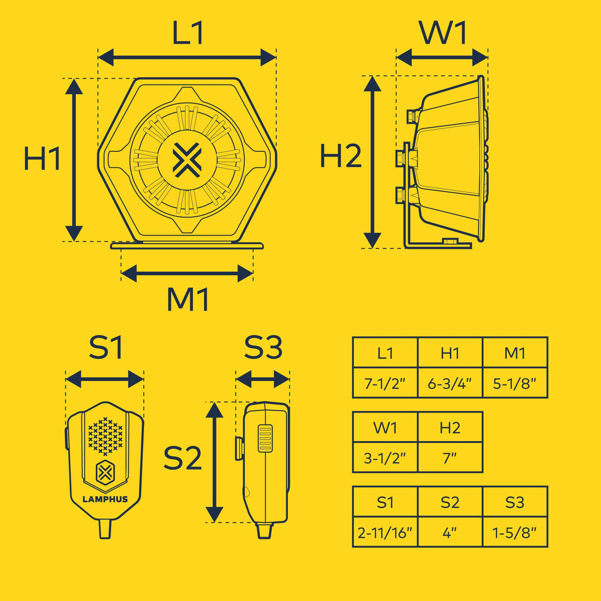 100W Police Siren Speaker PA System Kit D575
