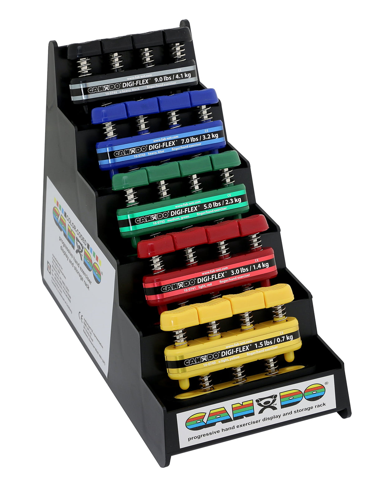 Hand and Finger Exerciser 5 Piece Set X-Light - X-Heavy Resistance R91371