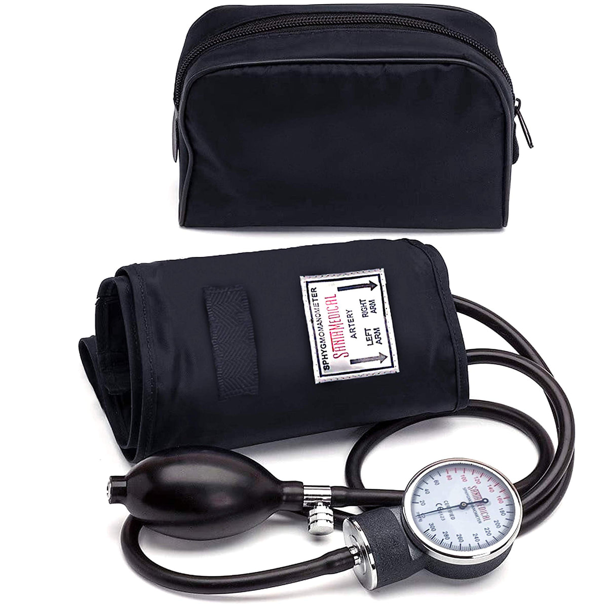 Manual Blood Pressure Cuff Adult Aneroid Sphygmomanometer A194