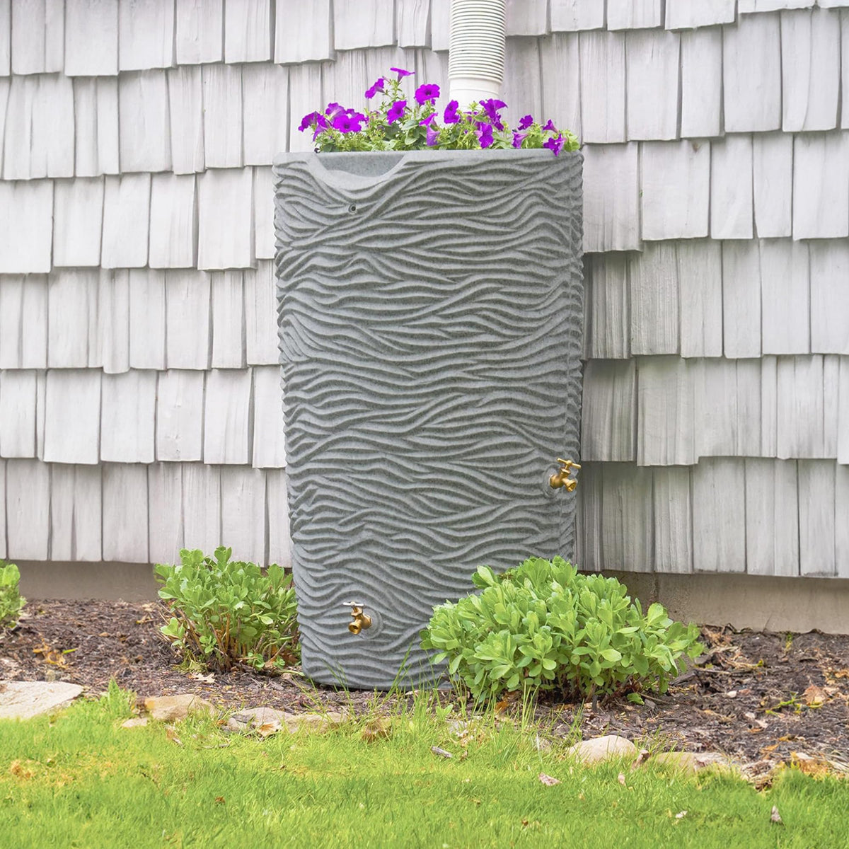65-Gallon Rain Barrel Planter & Stand K10192