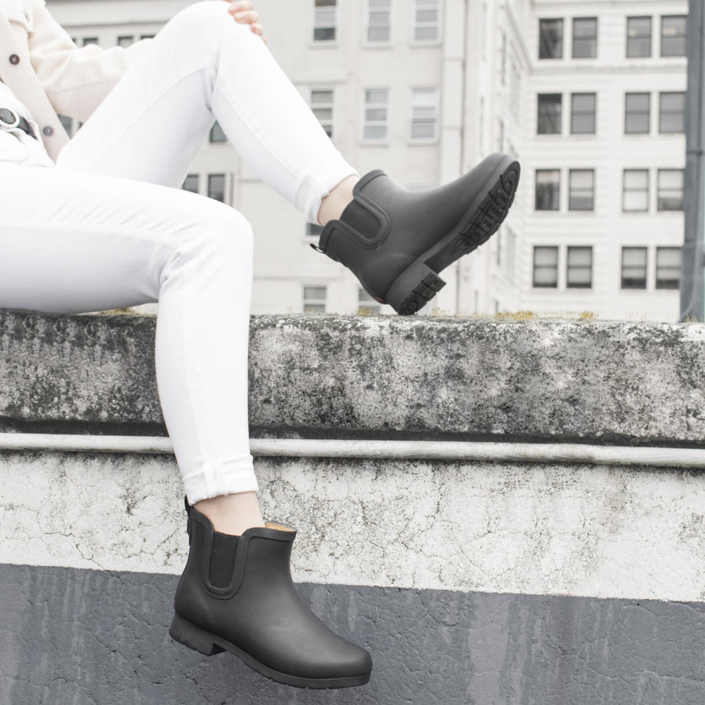 Waterproof Faux Fur Chelsea Rain Boot H335138