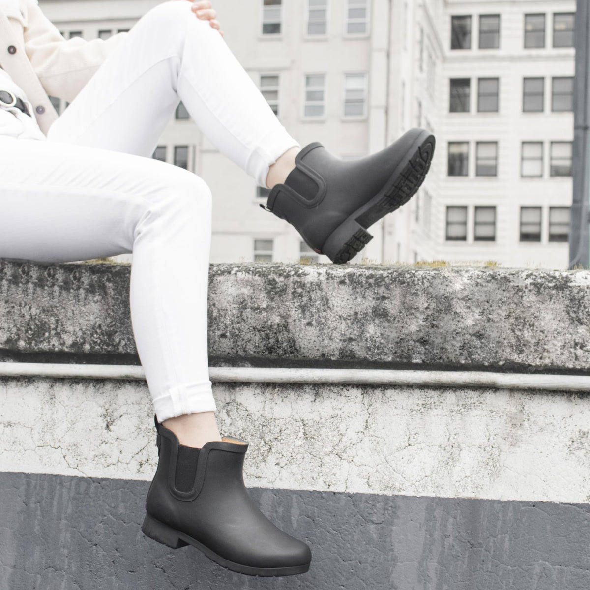 Waterproof Faux Fur Chelsea Rain Boot H335138