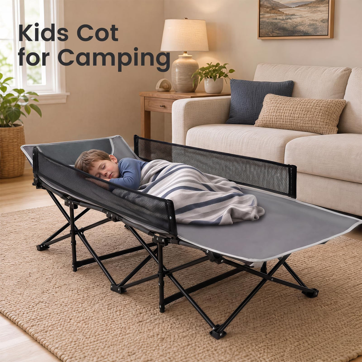 Foldable Kids Cot X73428