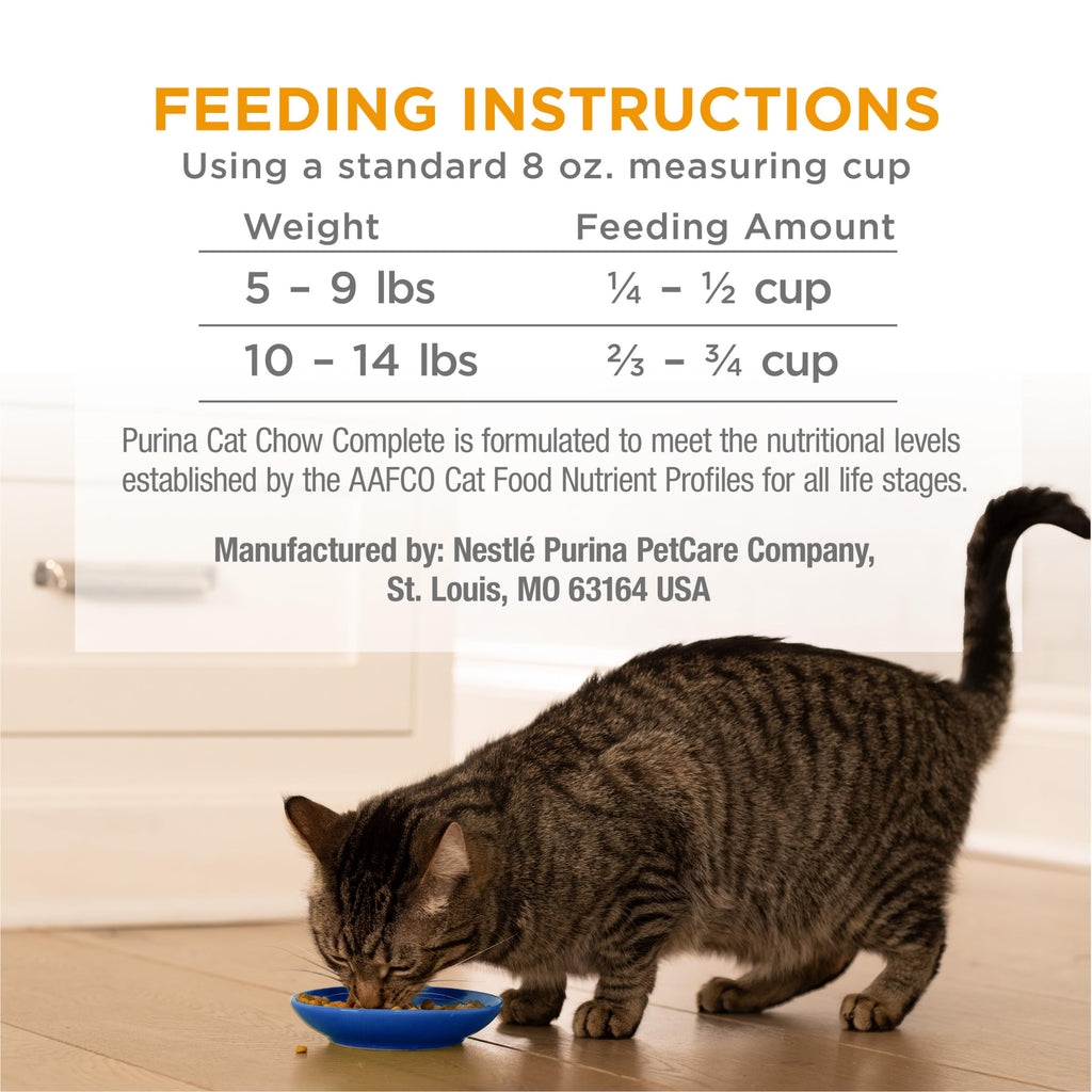 High Protein Dry Cat Food with Real Chicken 20 Pounds E423725