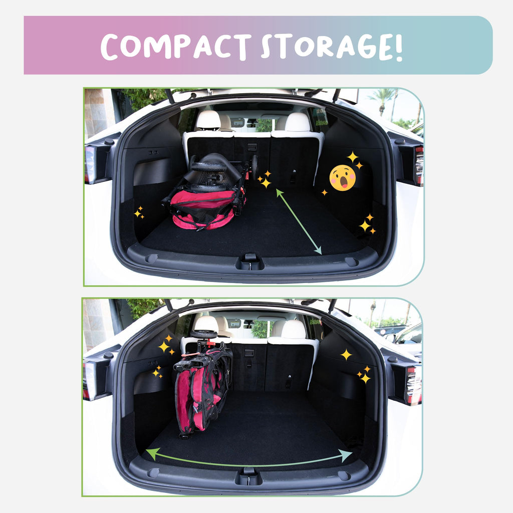 Durable Pet Stroller with Mesh Windows and Storage Basket T309