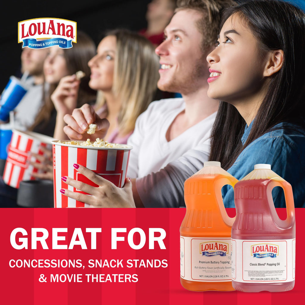 Buttery Popcorn Topping Oil 1 Gallon Jug J4113