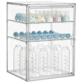 3 Tiers Adjustable Clear Acrylic Baby Bottle Storage Organizer N257103