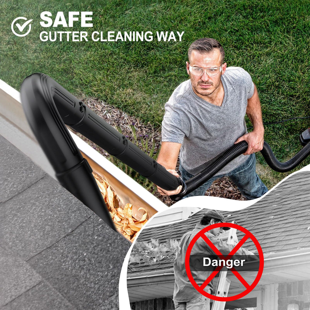2-1/2 in. Gutter Cleaning Attachment Kit for Wet Dry Vac E8884