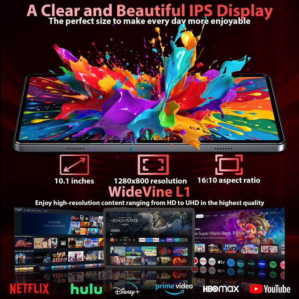 10 Inch Android Tablet with Keyboard H887