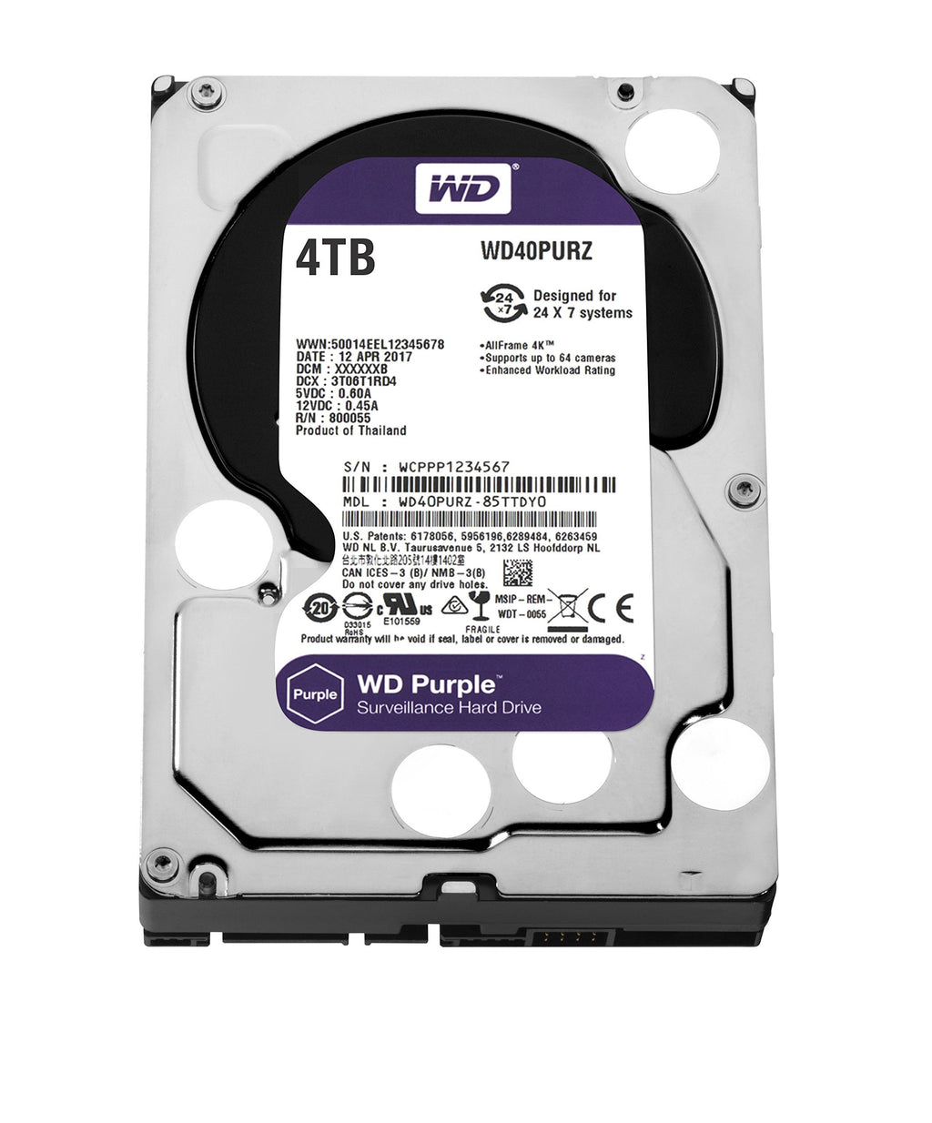 4TB Surveillance Hard Disk Drive Q923838