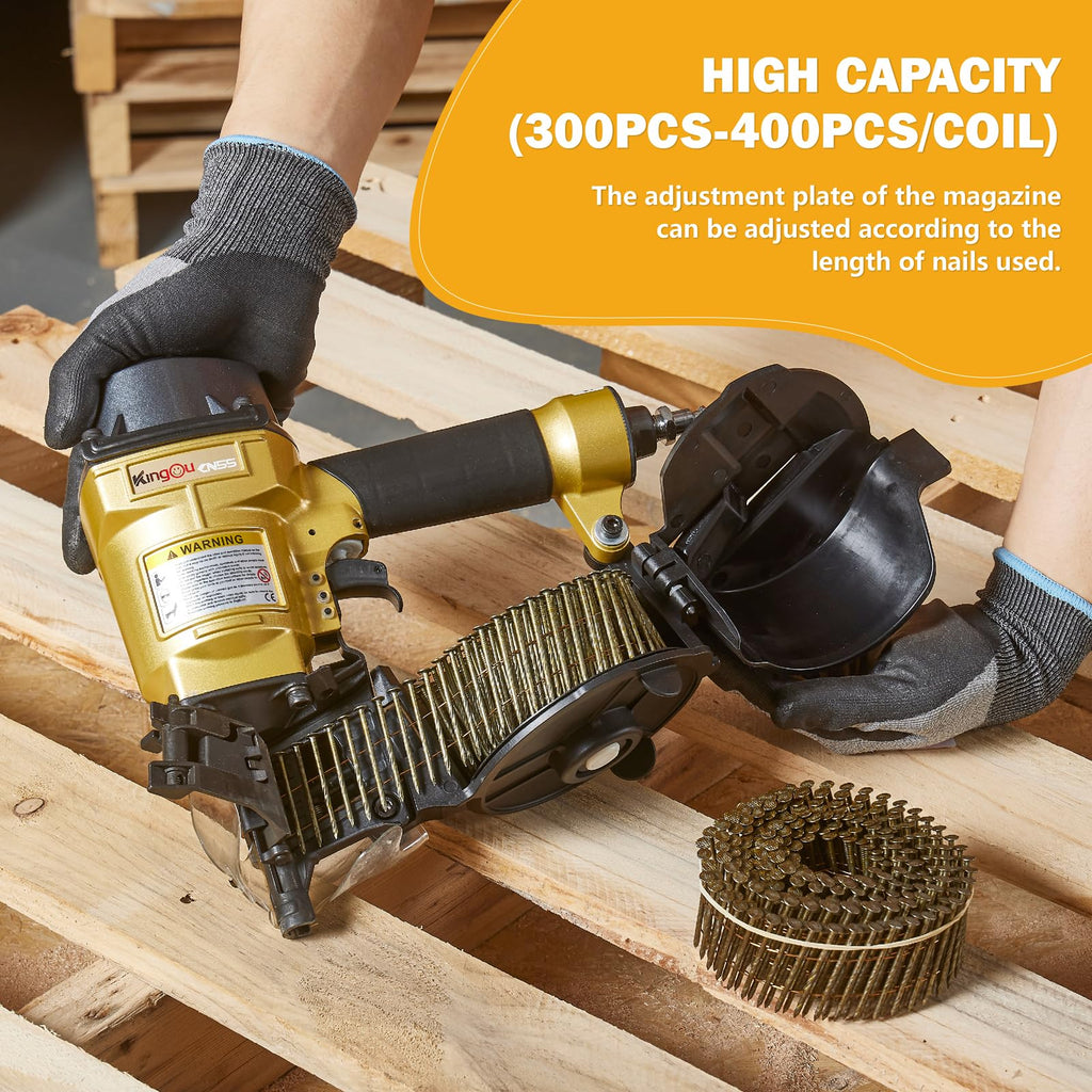 Coil Siding Nailer Gun with 1/4 NPT Air Connector K815093