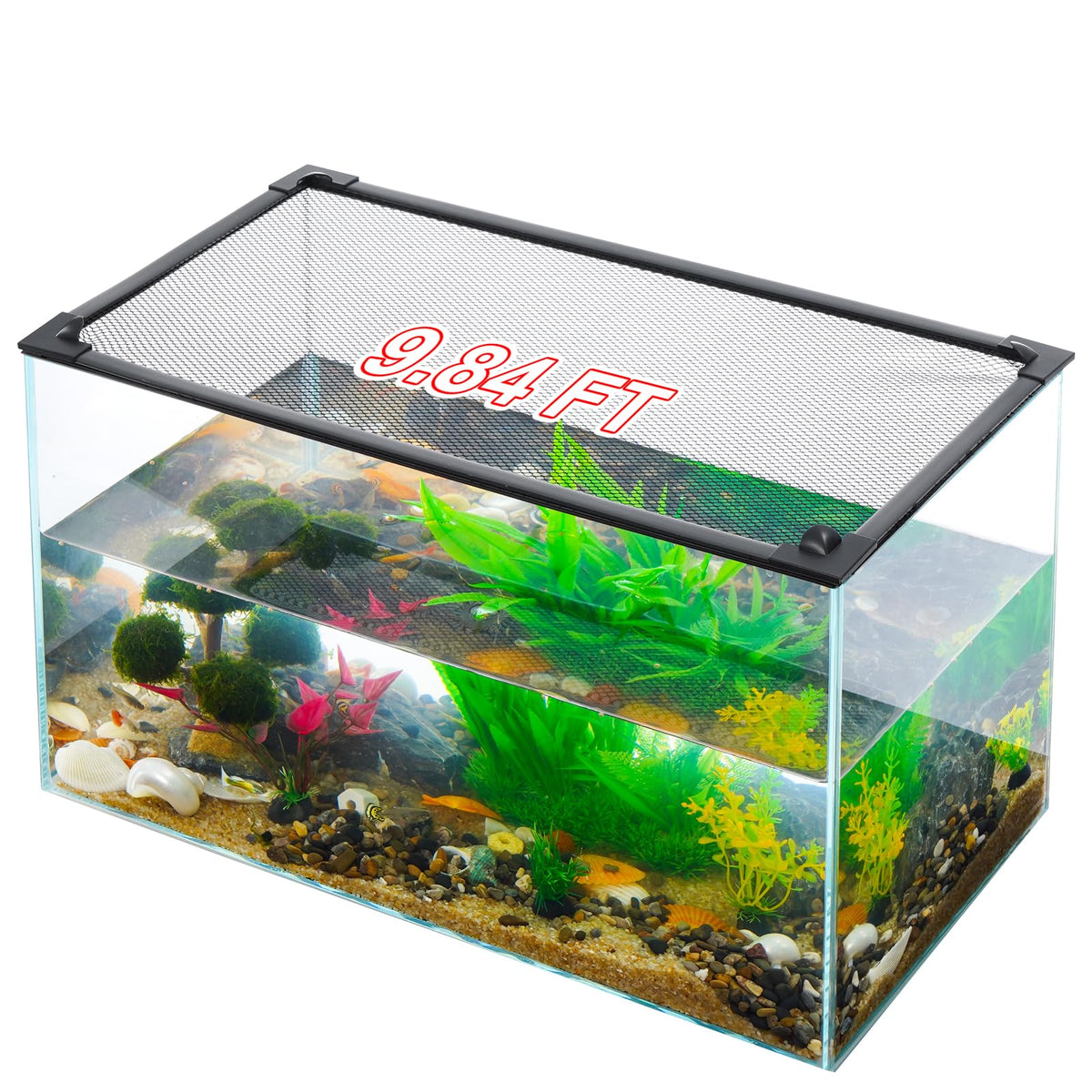 Magnetic Aquarium Lid Anti-Jumping Net Cover U92657