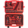 160Pc Mechanics Socket Set 1/2 1/4 3/8" Drive Metric L75538