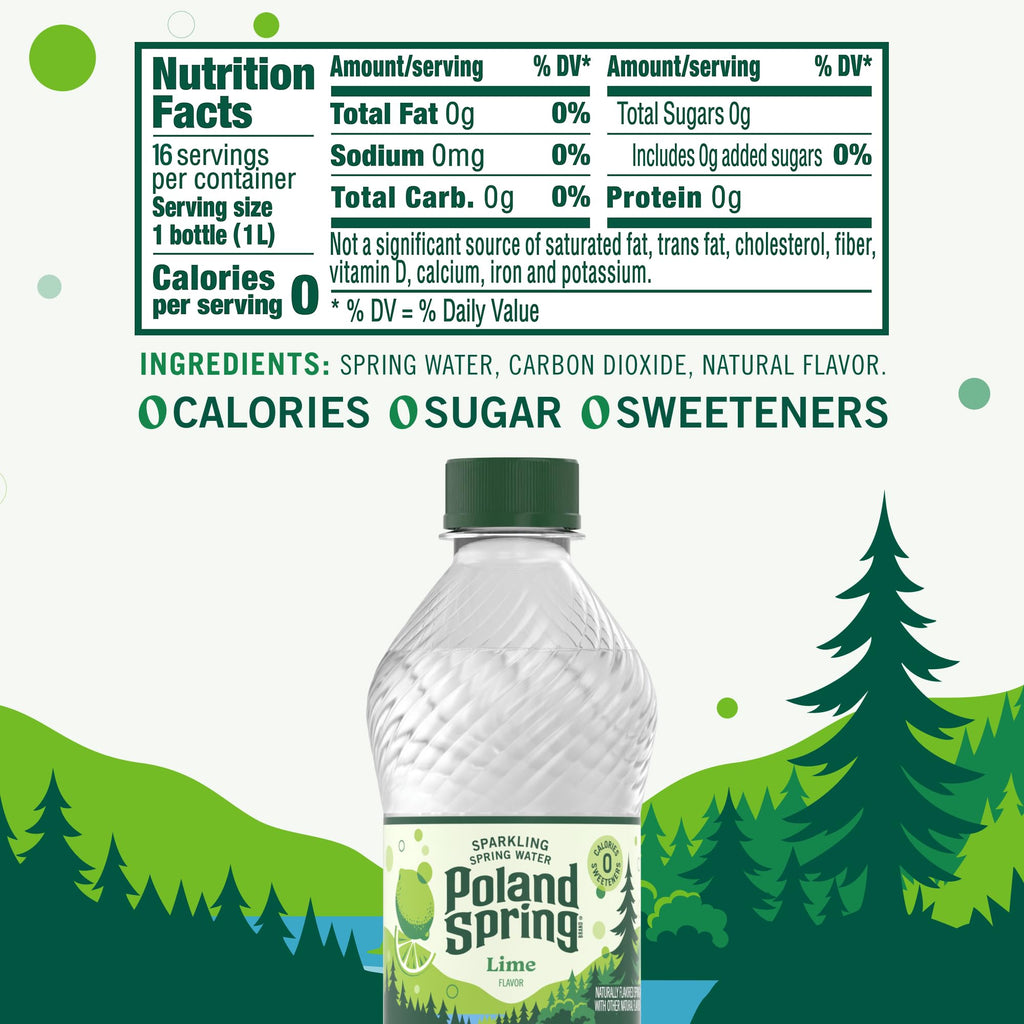Sparkling Bottled Water 16.9 Fl Oz 8 Pack S9726