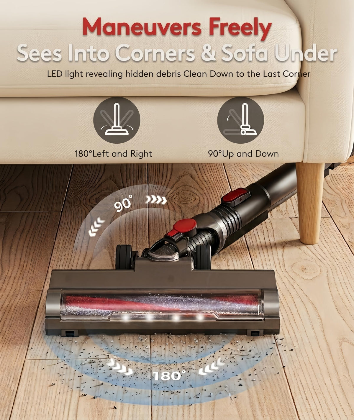 Cordless Vacuum Cleaner 40Kpa 45Min 6-in-1 C153341