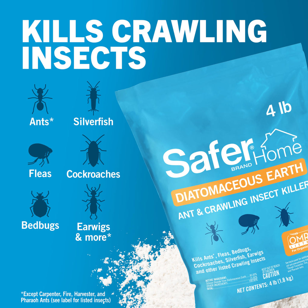 4 lb Diatomaceous Earth Crawling Insect Killer A8438