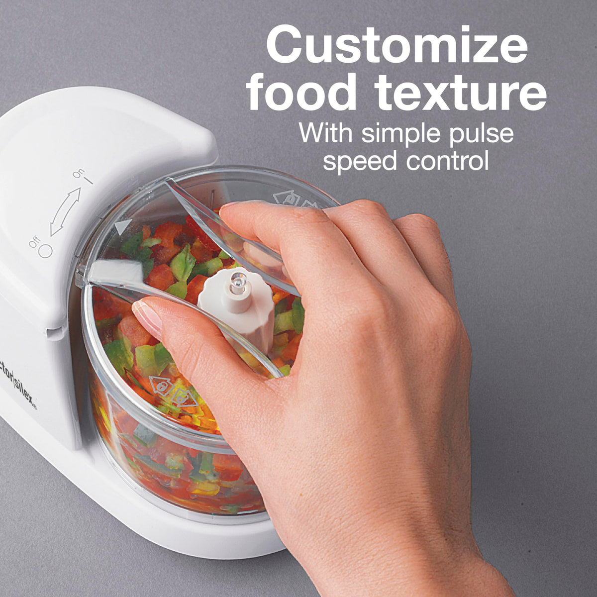 Electric Vegetable Chopper & Mini Food Processor P45624