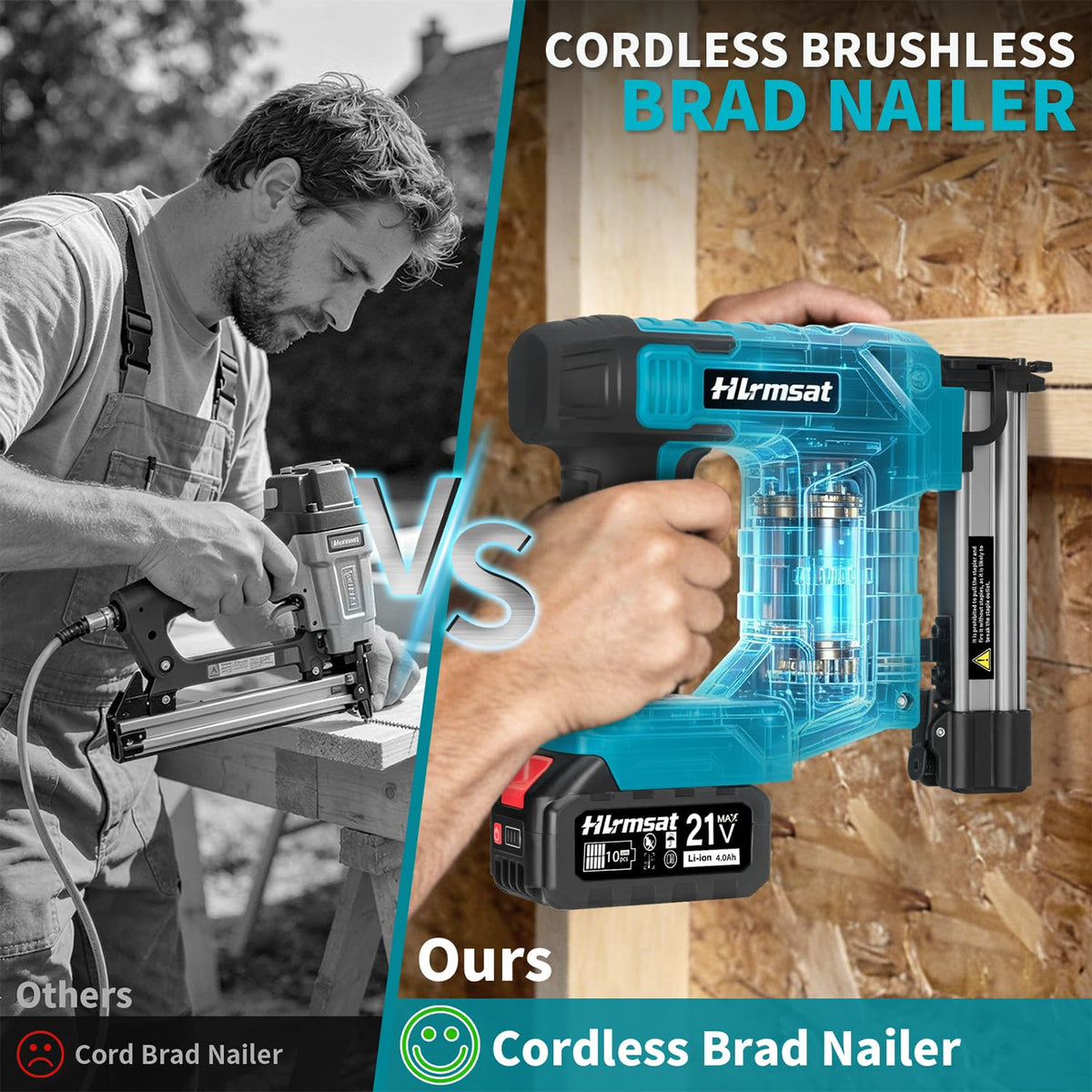18 Gauge Cordless Brad Nailer E50816