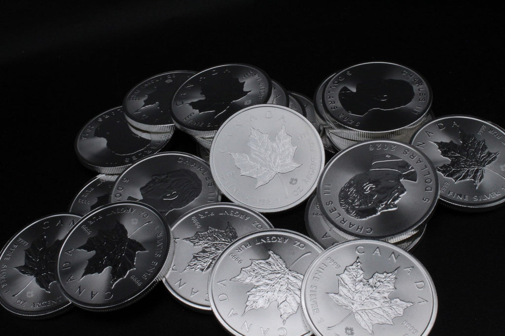 1 oz Canadian Maple Leaf Silver Coins I9242