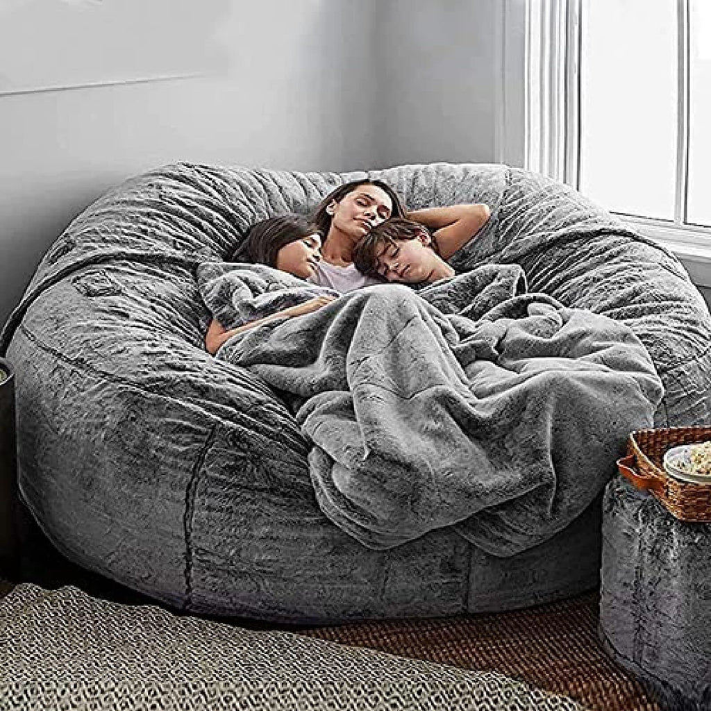 Yellow 6FT Bean Bag Chair Cover U9538