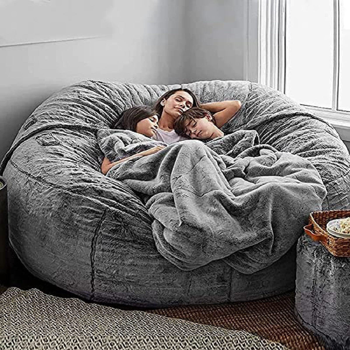 Yellow 6FT Bean Bag Chair Cover U9538
